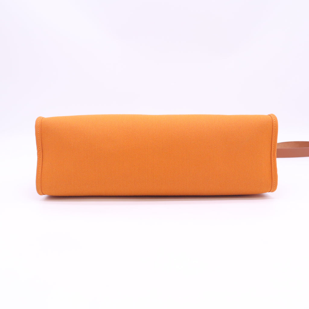 Vache Hunter Toile Herbag Zip 31 PM Orange B24568
