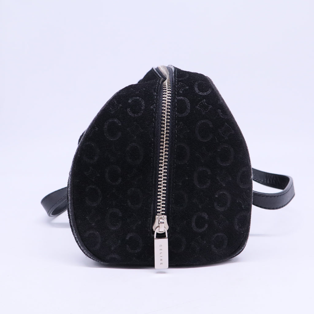 20th Century C Macadam Suede handbag