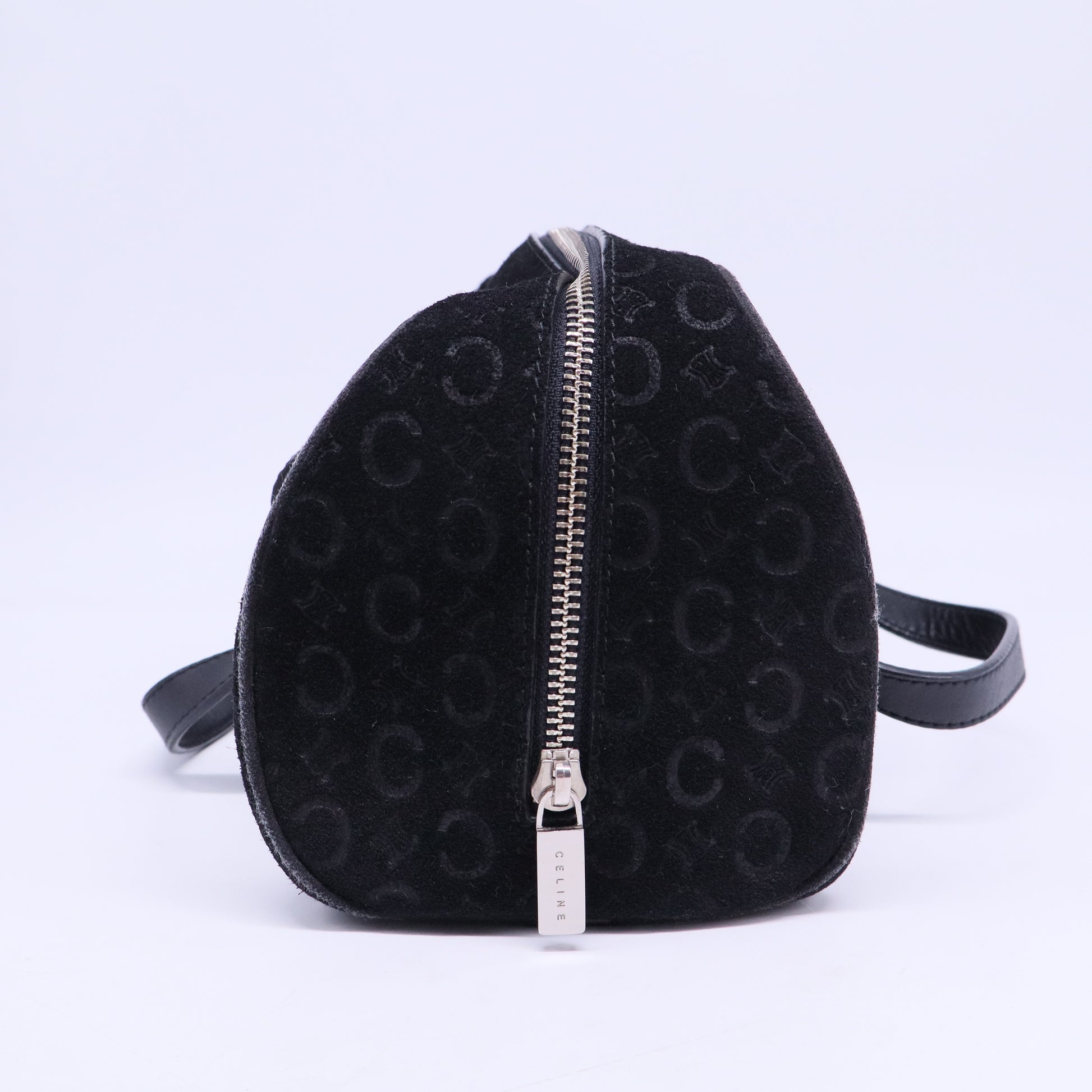 20th Century C Macadam Suede handbag