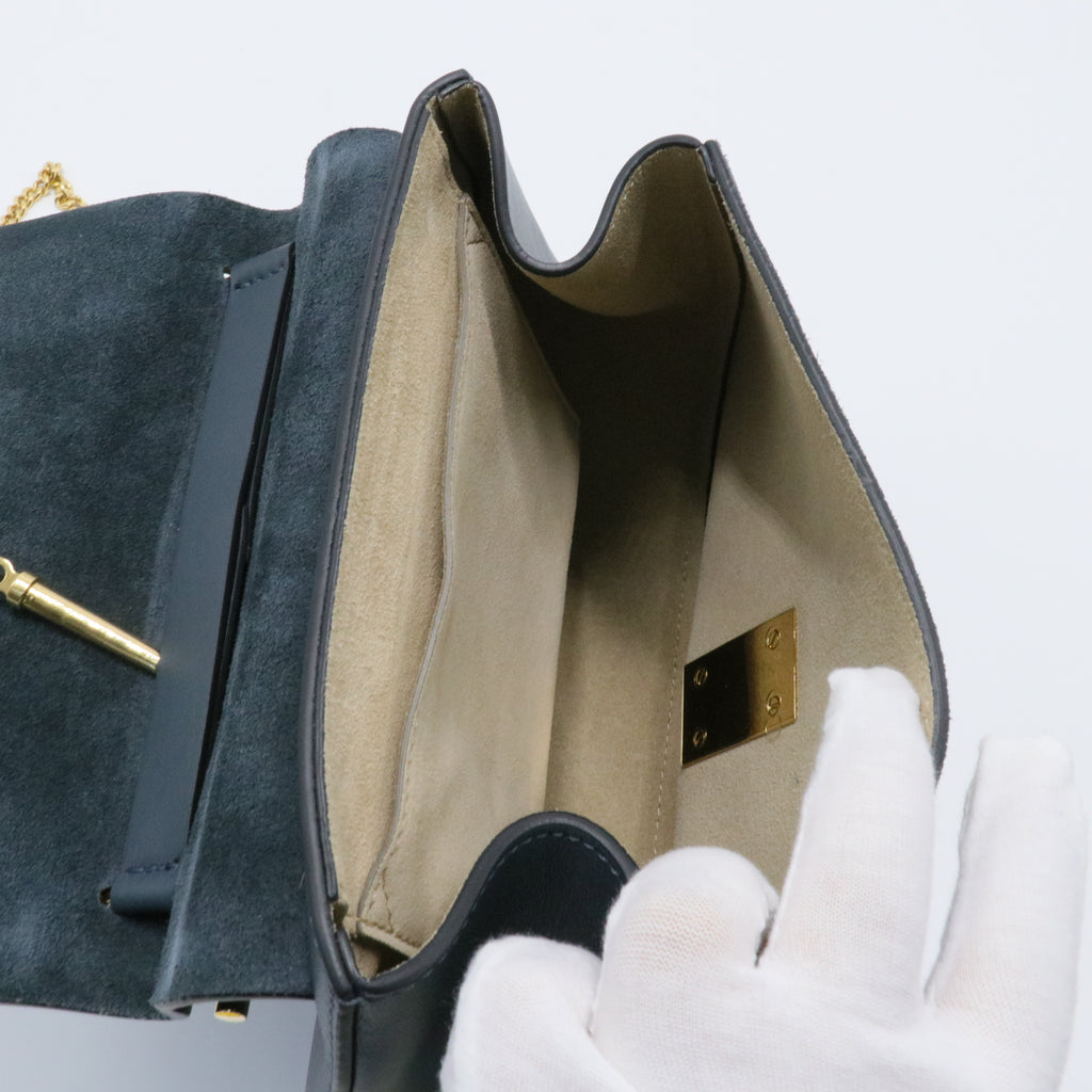 Drew Crossbody Bag Leather and Suede Small