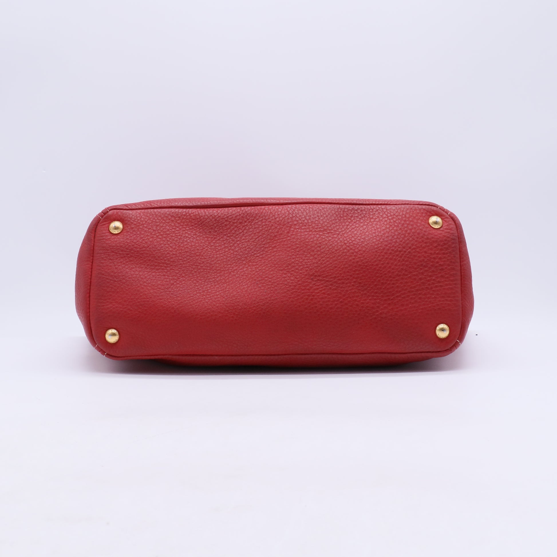 Pink Vitello Daino Leather Side Pocket Tote B21868