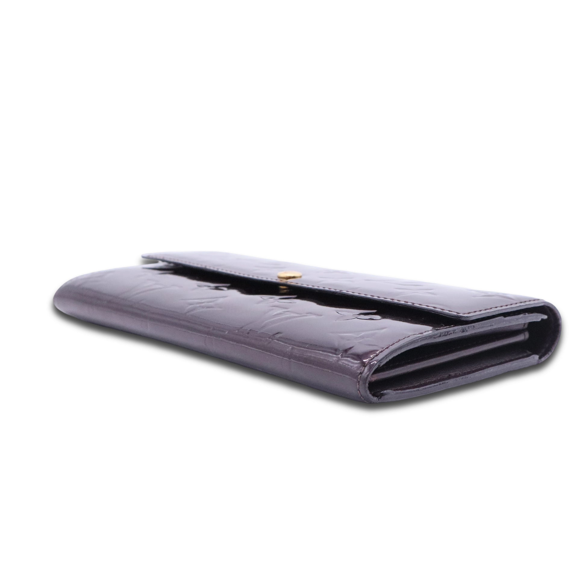 Monogram Vernis Vernis Patent Leather International Wallet