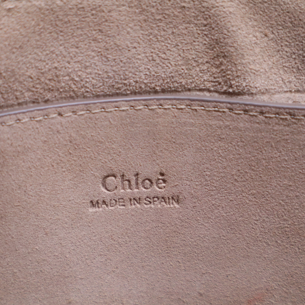 Faye Shoulder Bag Crocodile Embossed Leather Small B20822