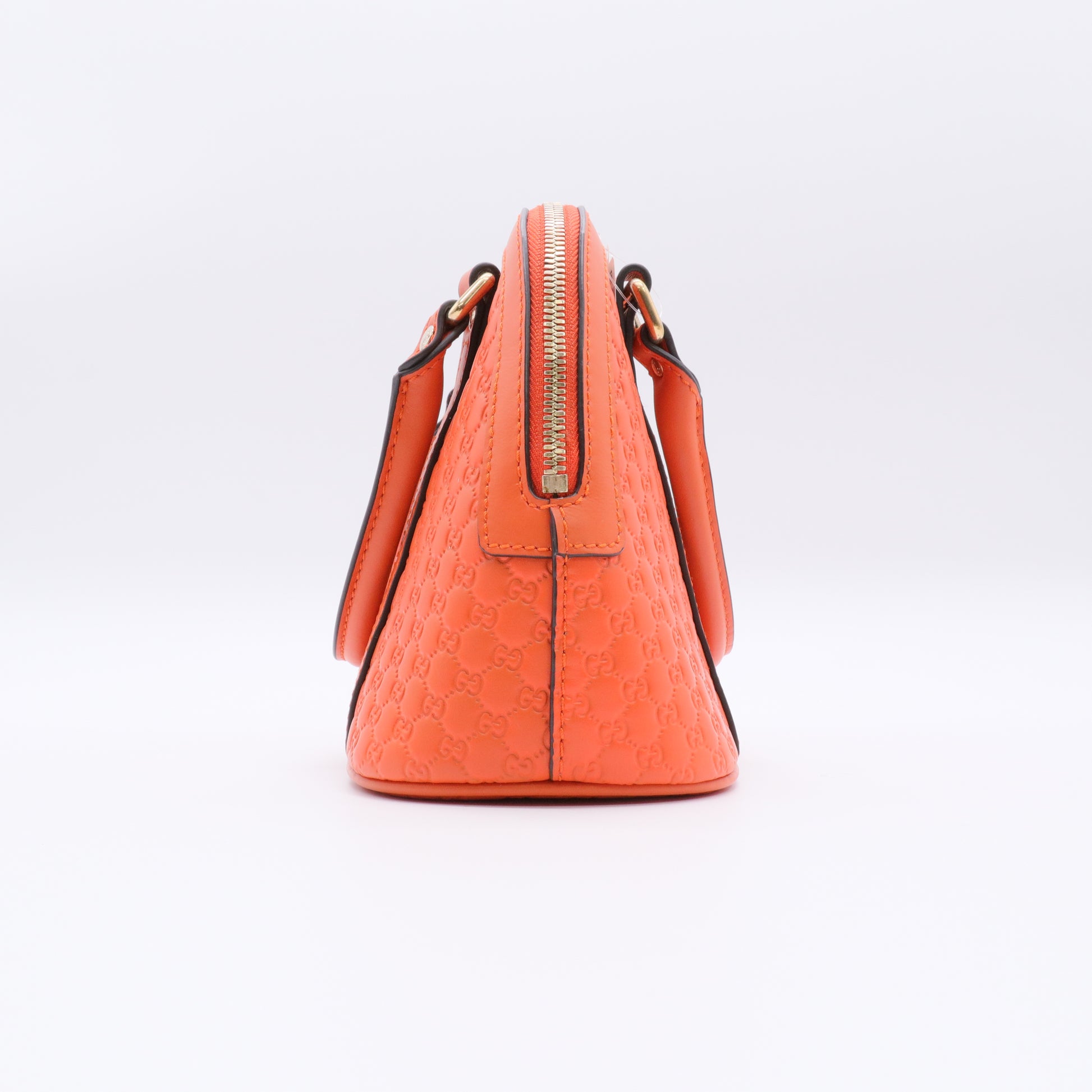 Microguccissima Mini Dome Bag Sun Orange twins
