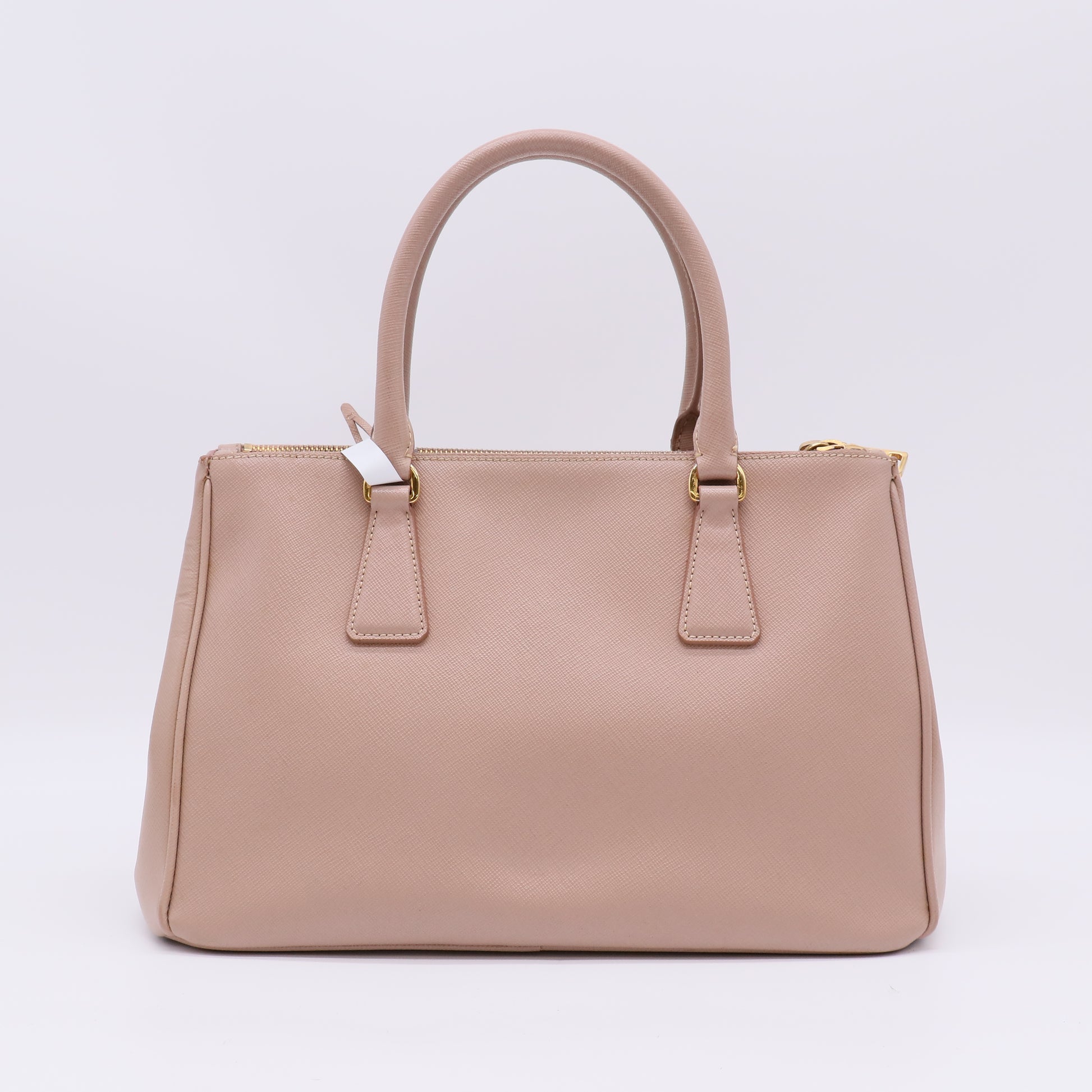 Prada Medium Galleria Double Zip Tote in Saffiano Lux Leather B23054