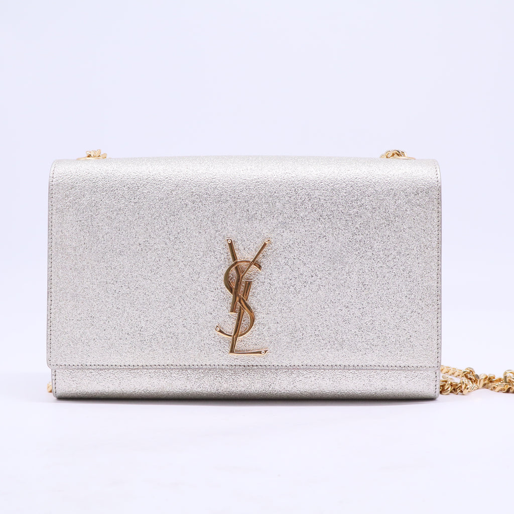 Classic Monogram Crossbody Bag Glitter Leather Medium B20785