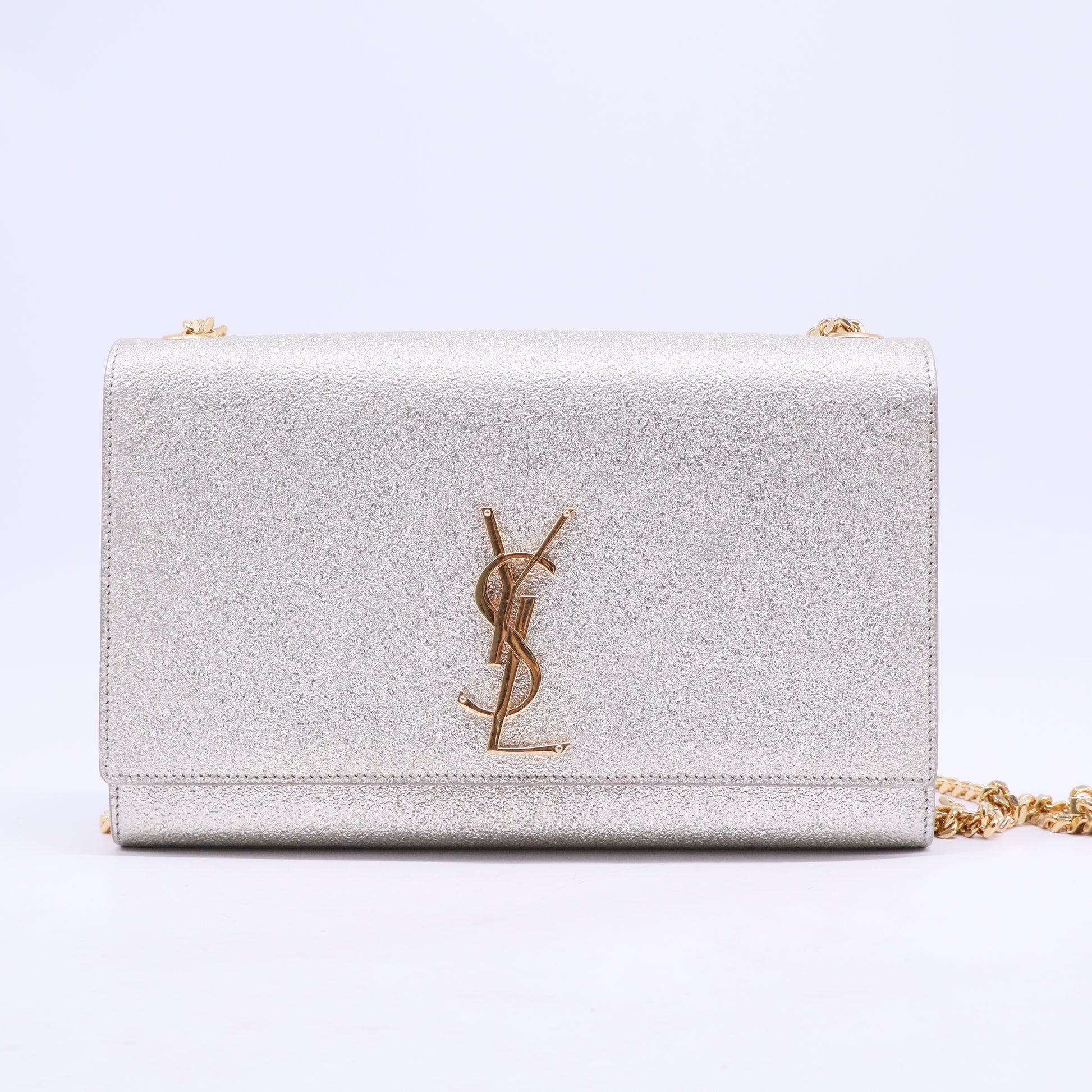 Classic Monogram Crossbody Bag Glitter Leather Medium B20785