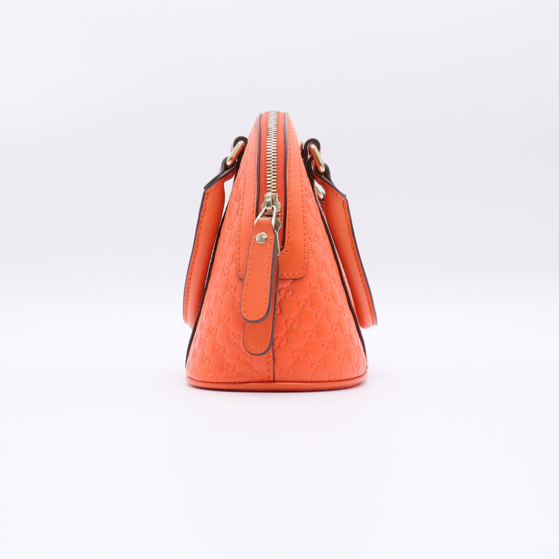 Microguccissima Mini Dome Bag Sun Orange twins