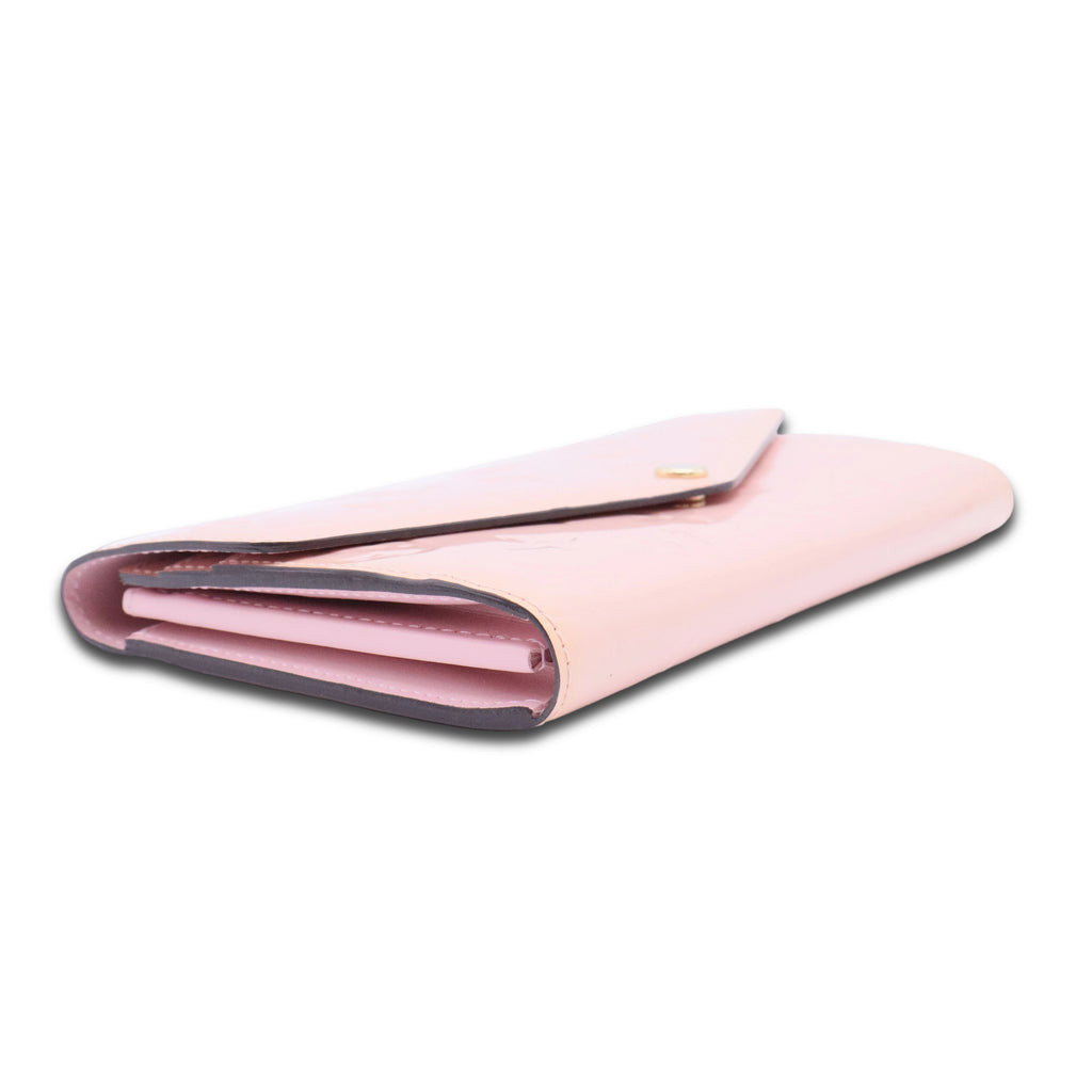 Monogram Vernis Vernis Patent Leather Sarah Wallet