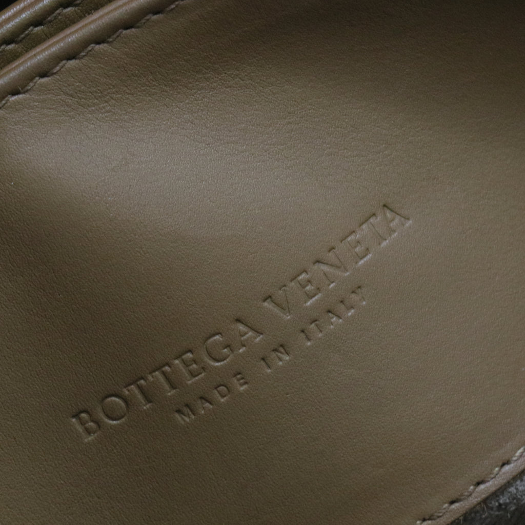 Bottega Veneta Brown Intrecciato Leather Medium Roma Tote