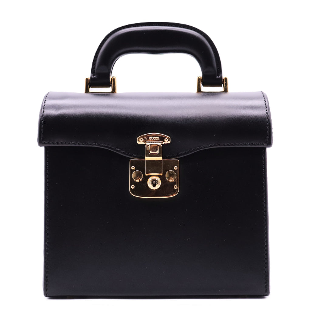 Pre-Owned Gucci Ladylock Leather Black