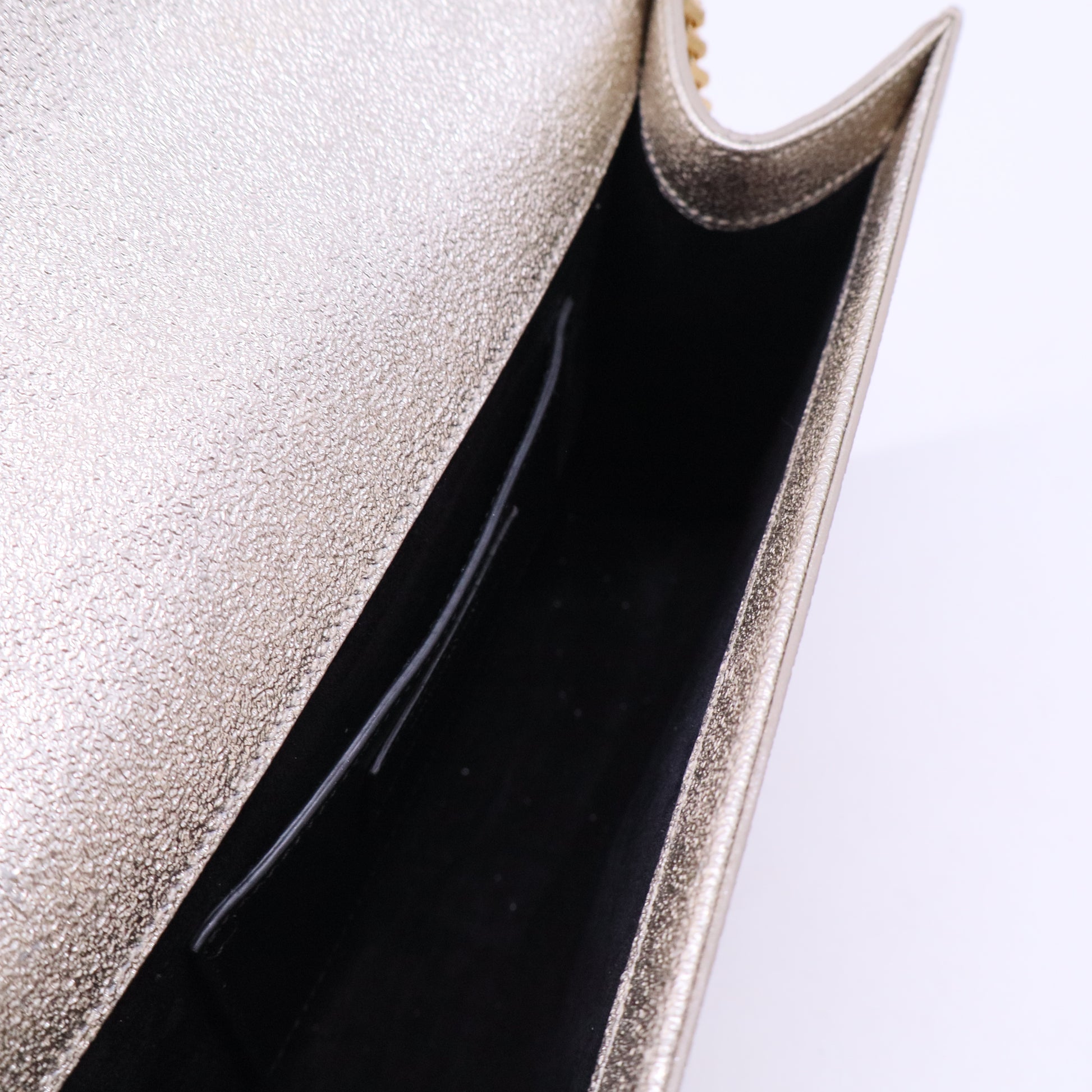 Classic Monogram Crossbody Bag Glitter Leather Medium B20785