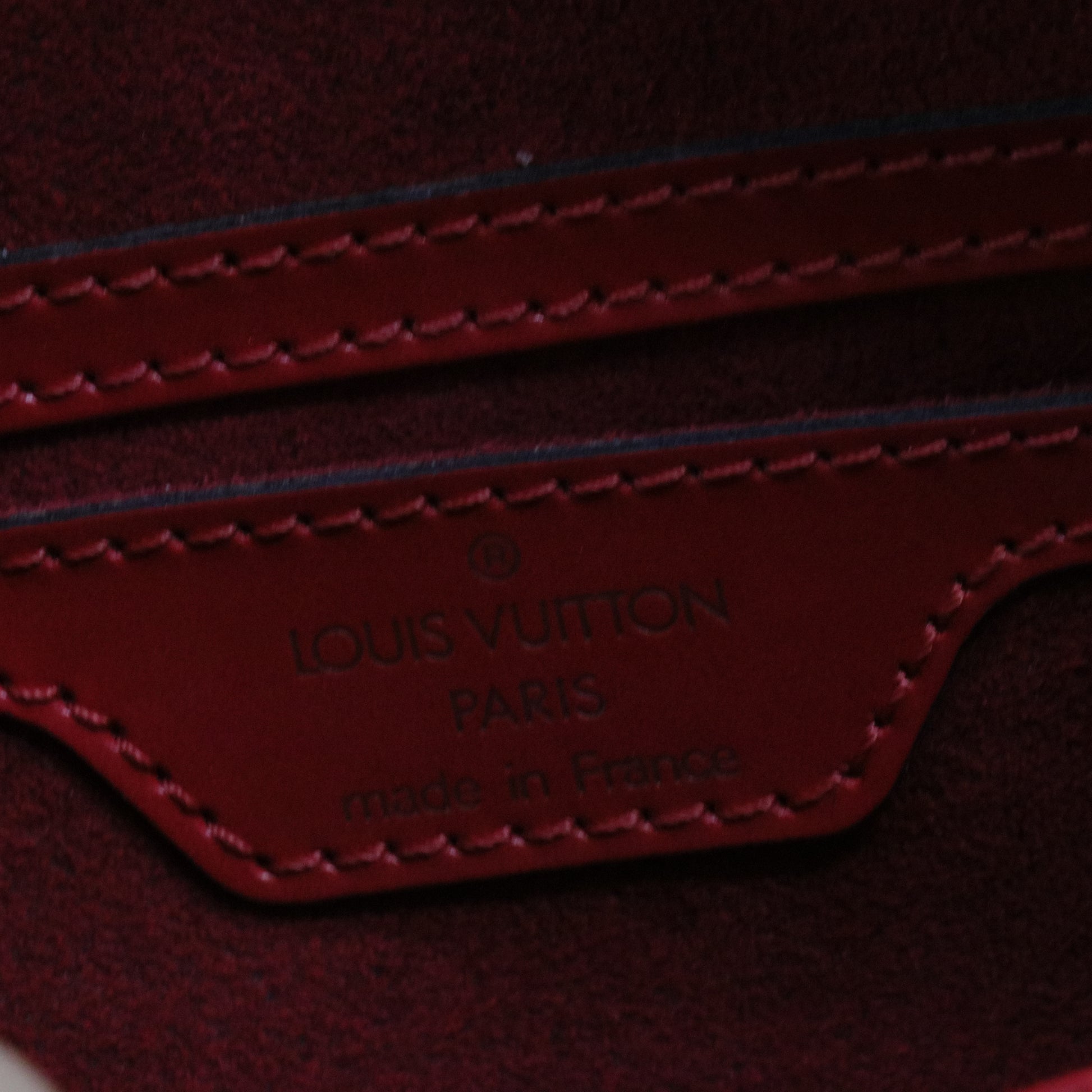 Epi Soufflot Hand Bag Red