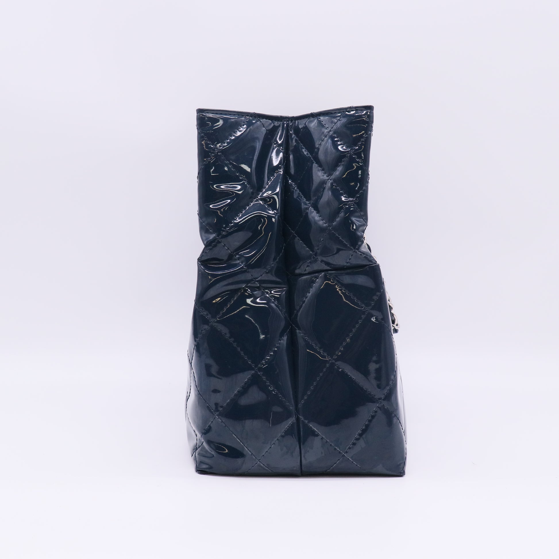 Chanel Tote Bag Vinyl Dark Navy B23671