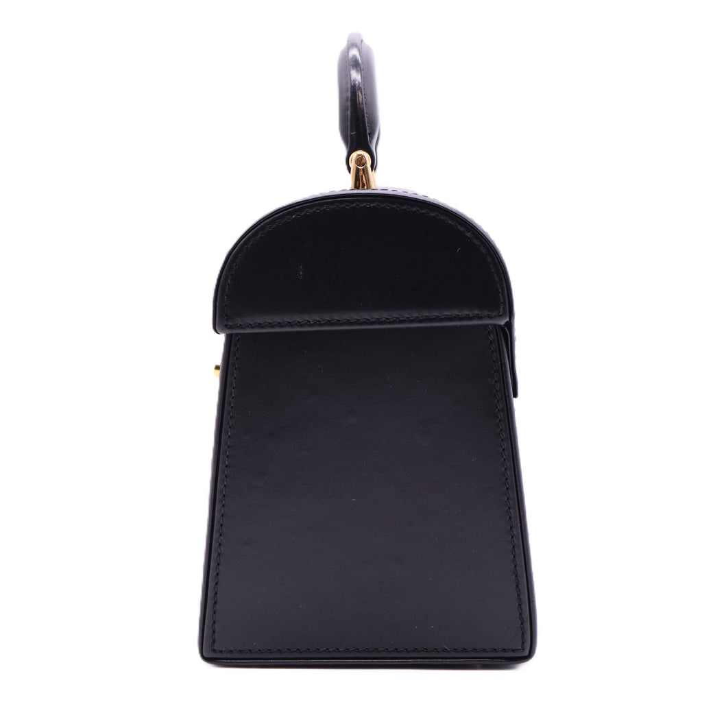 Pre-Owned Gucci Ladylock Leather Black