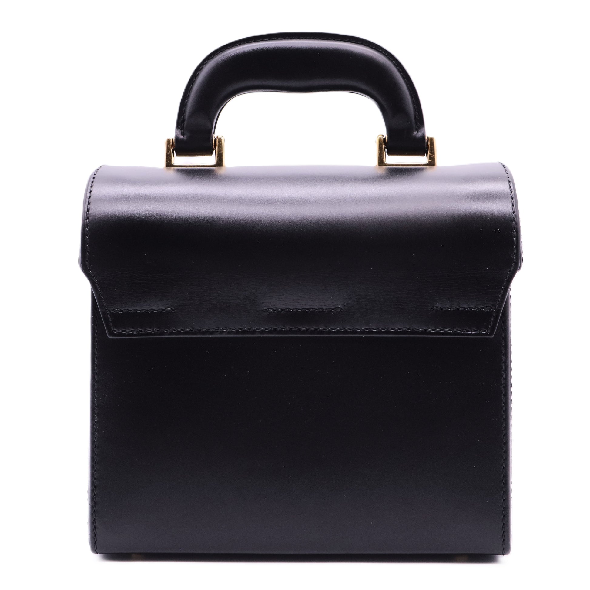 Pre-Owned Gucci Ladylock Leather Black