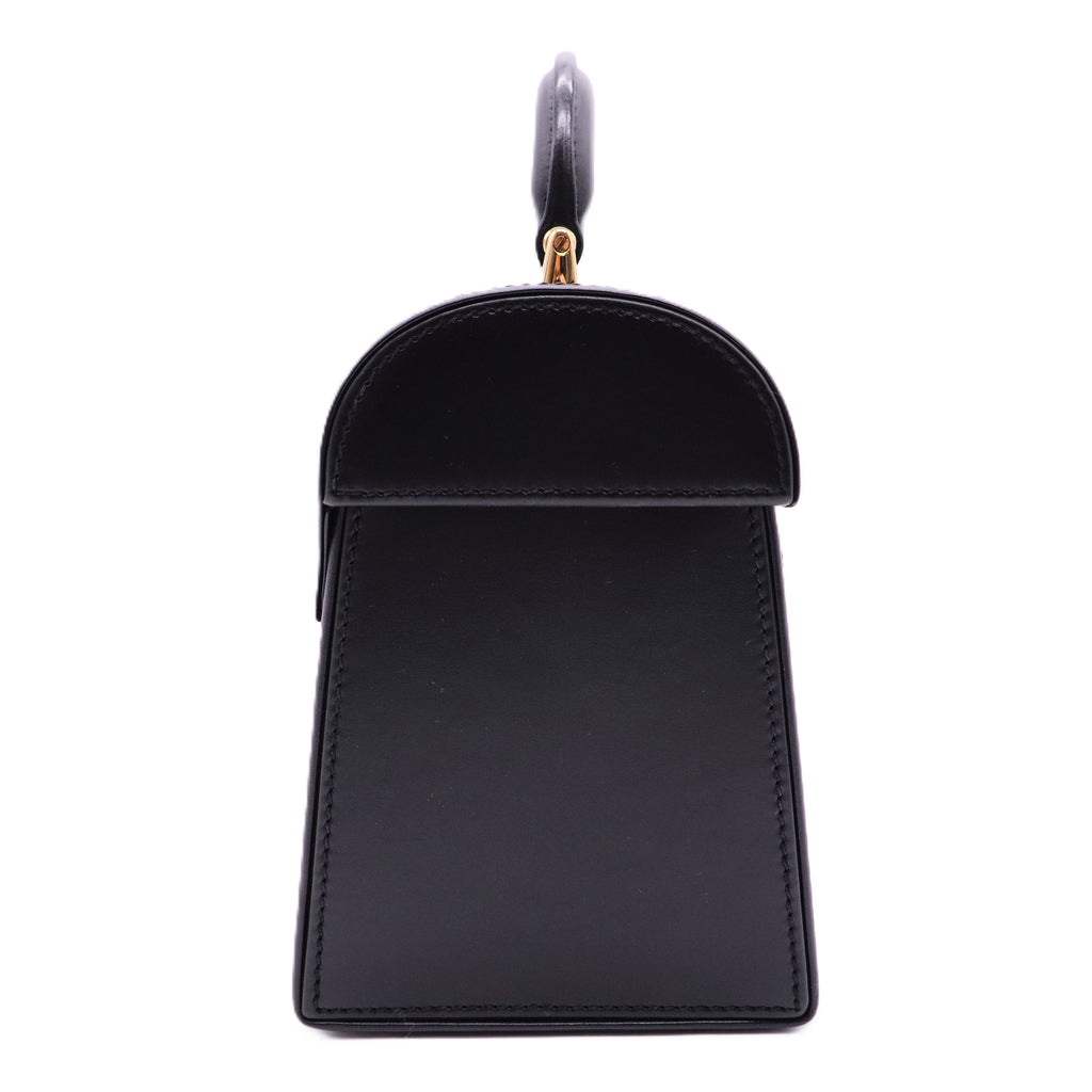 Pre-Owned Gucci Ladylock Leather Black