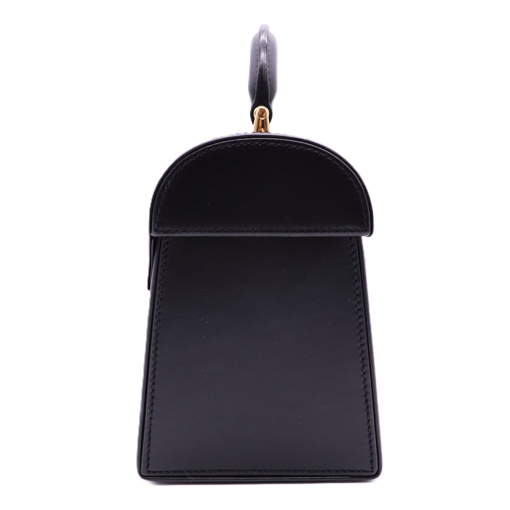 Pre-Owned Gucci Ladylock Leather Black