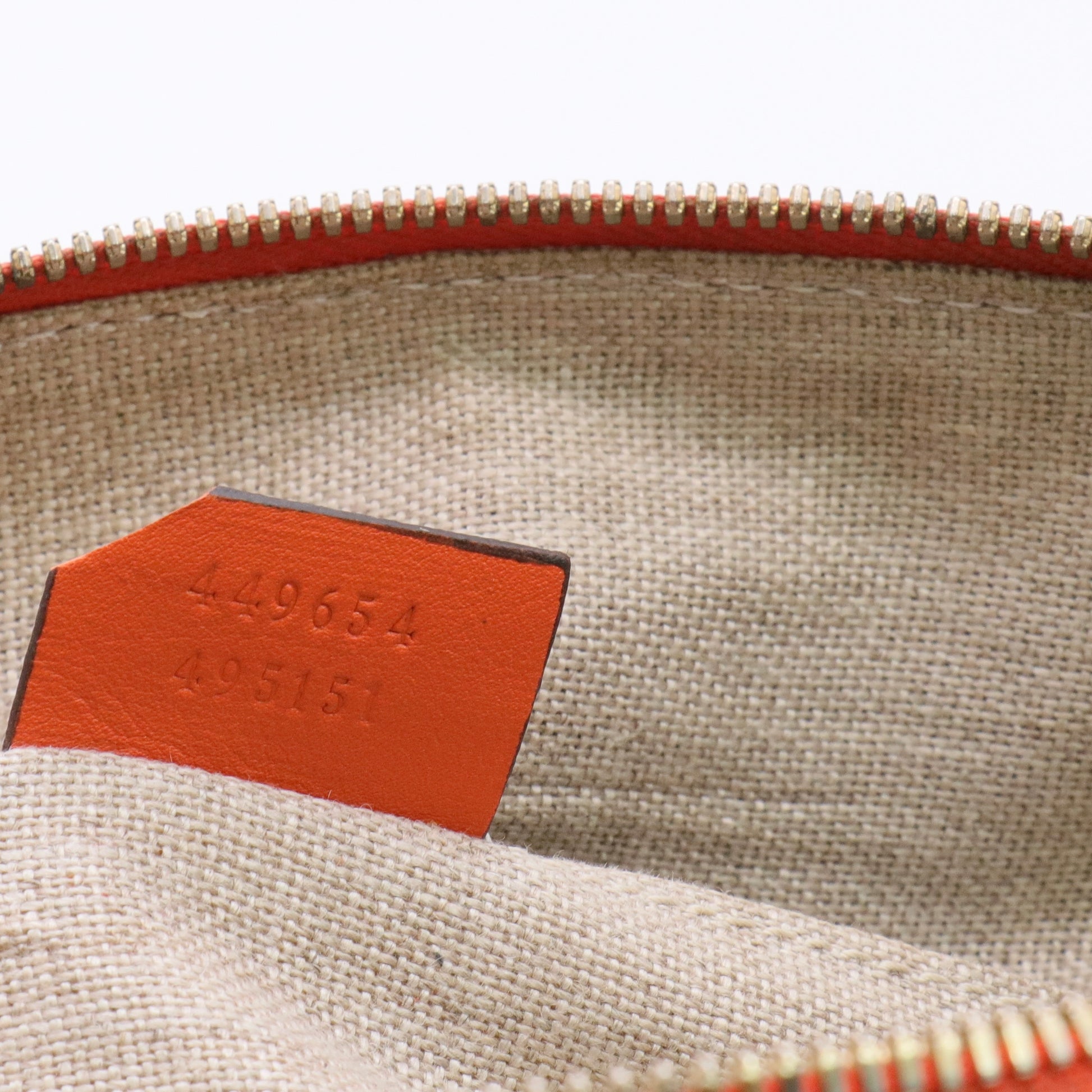 Microguccissima Mini Dome Bag Sun Orange twins
