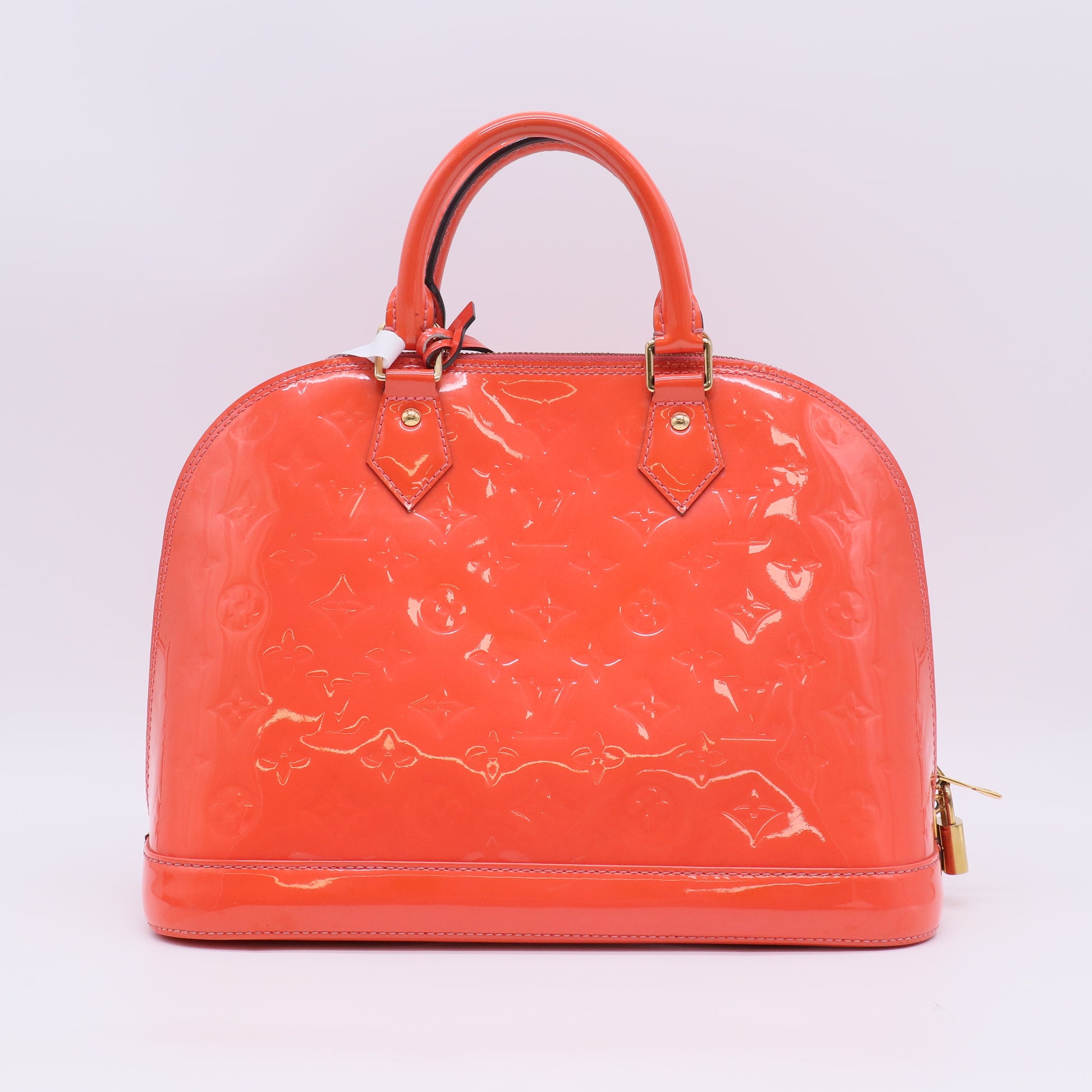 Louis Vuitton Rose Litchi Monogram Vernis Alma PM Bag B23492