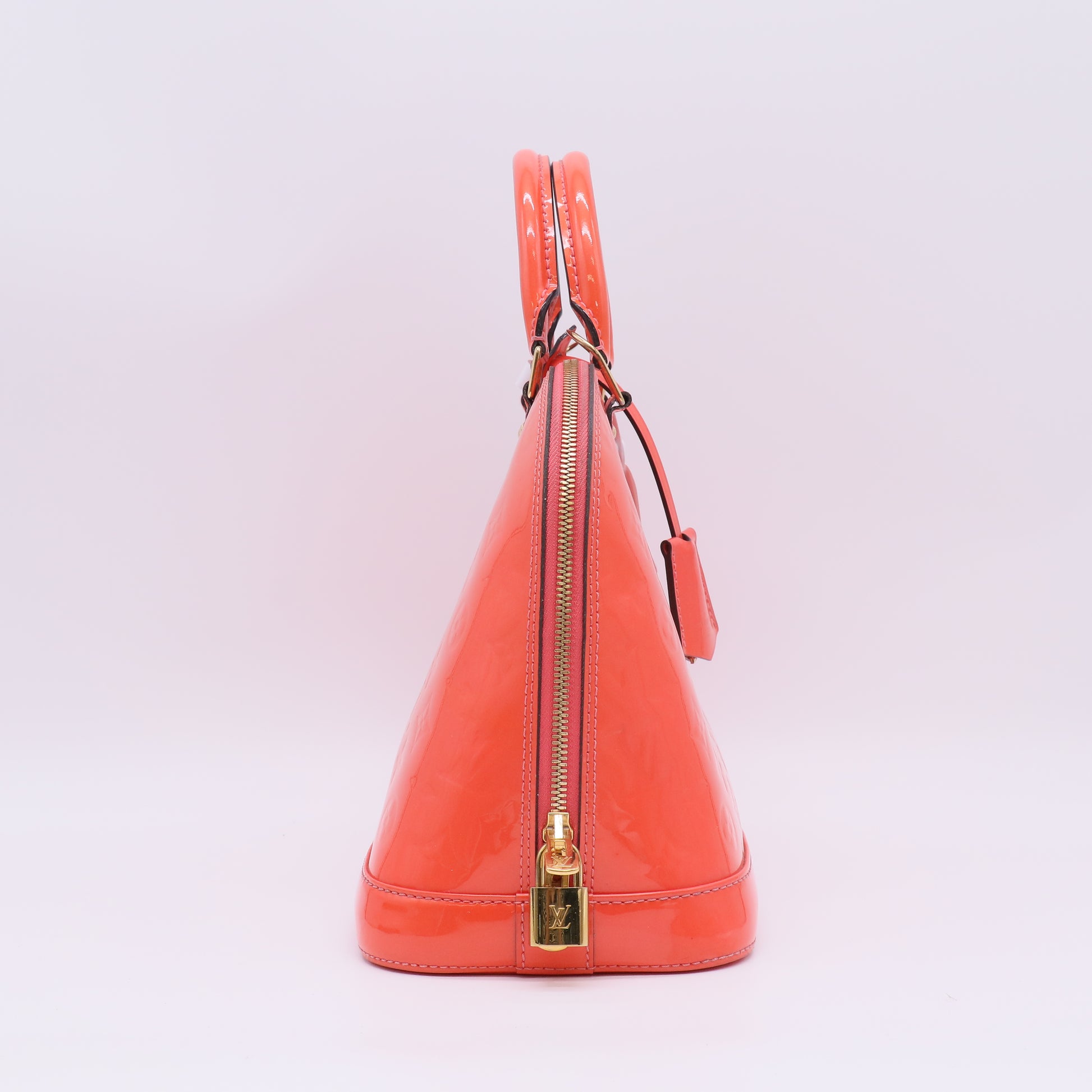 Louis Vuitton Rose Litchi Monogram Vernis Alma PM Bag B23492
