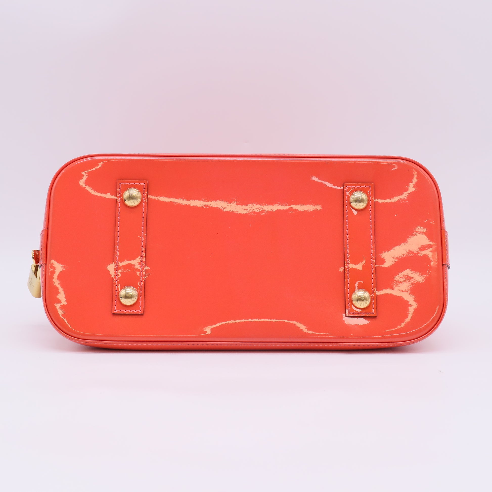 Louis Vuitton Rose Litchi Monogram Vernis Alma PM Bag B23492