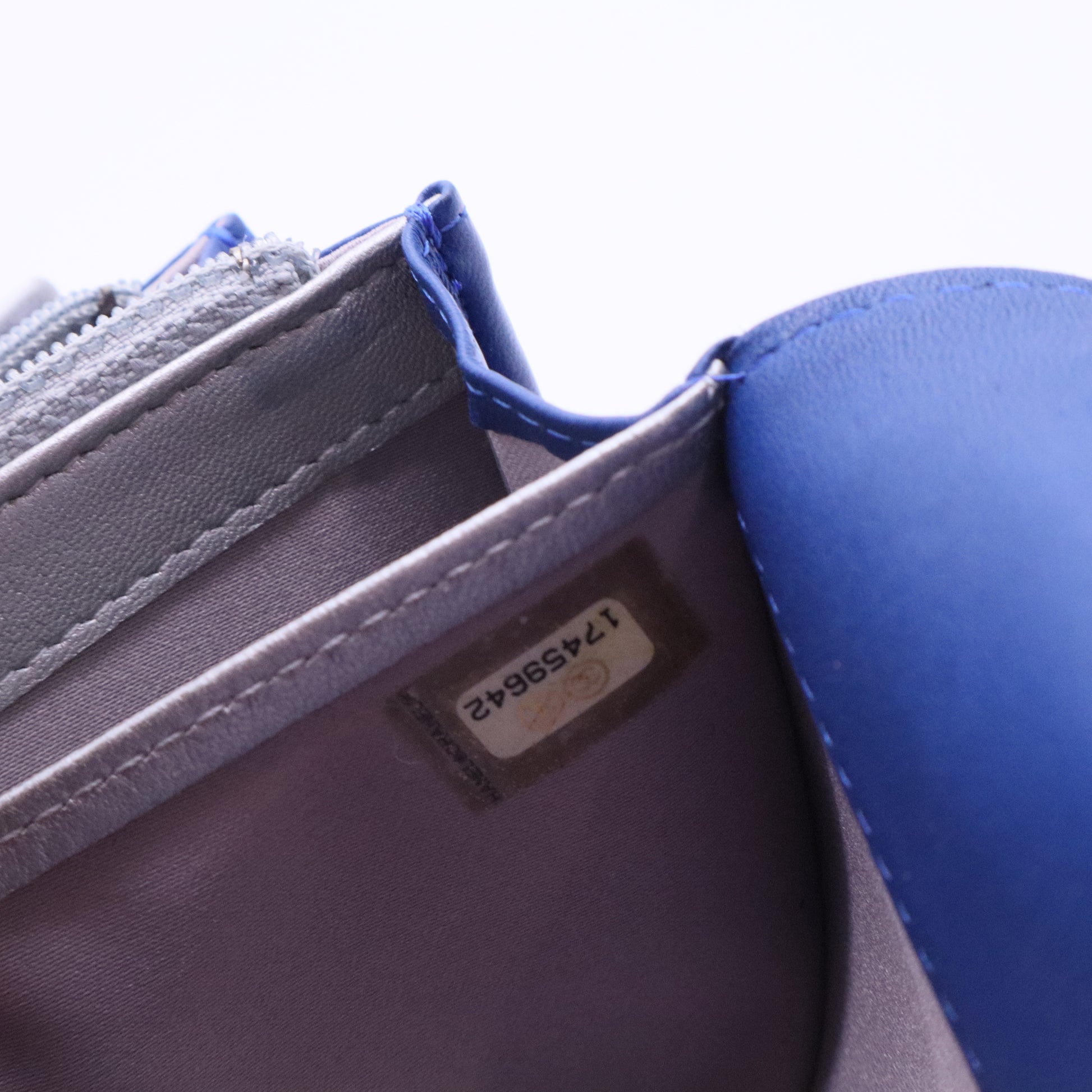 Camellia Embossed Leather Large Flap Wallet