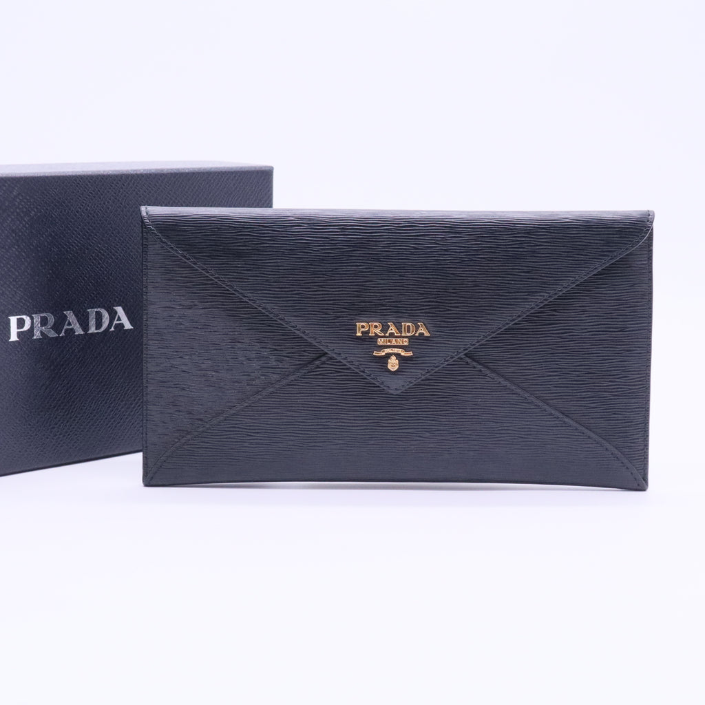 Vitello Move Envelope Wallet Black