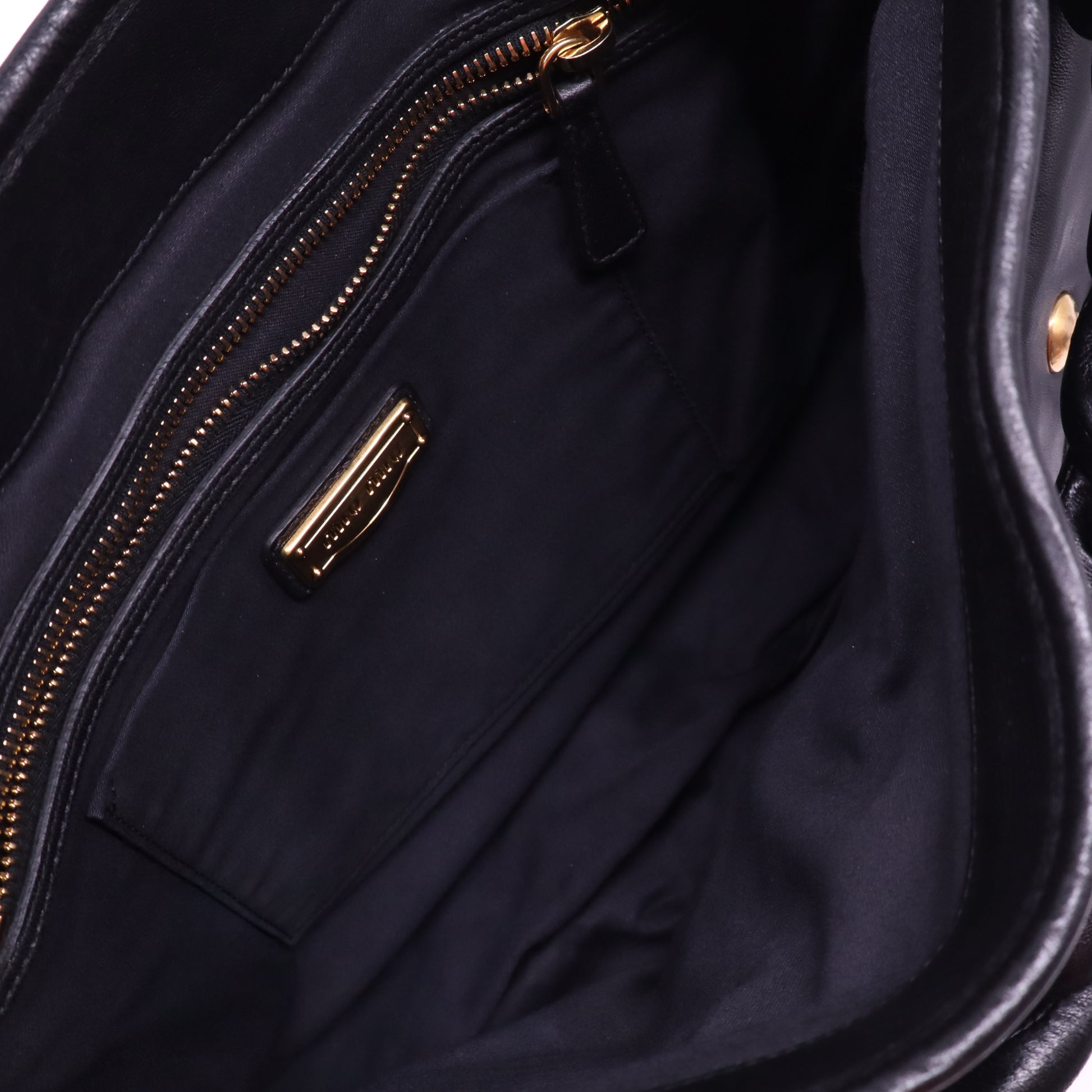 Black Matelasse Leather Coffer Hobo