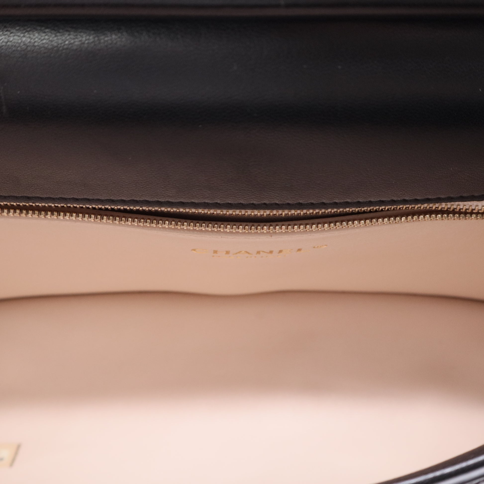 Chanel Lambskin Stitched Coco Luxe Medium Flap Black LDJ2656 twins