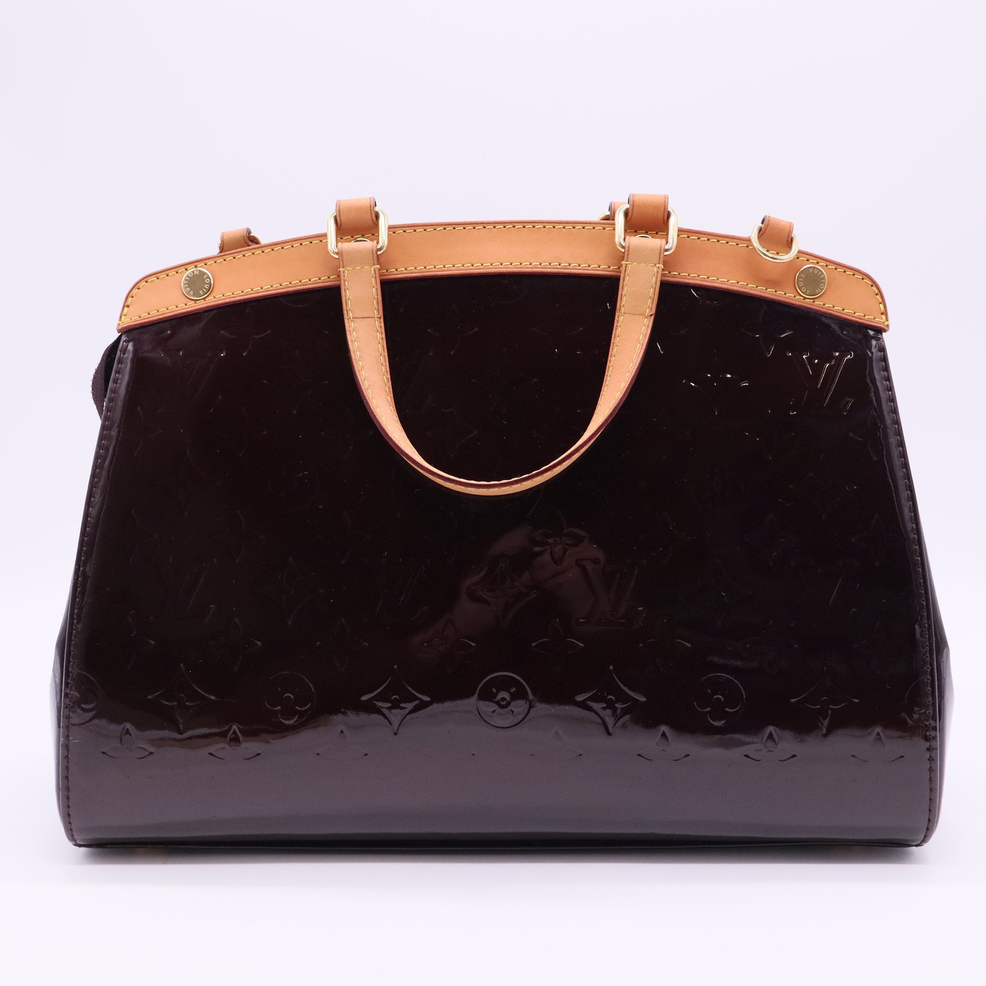 Brea Handbag Monogram Vernis MM Twins