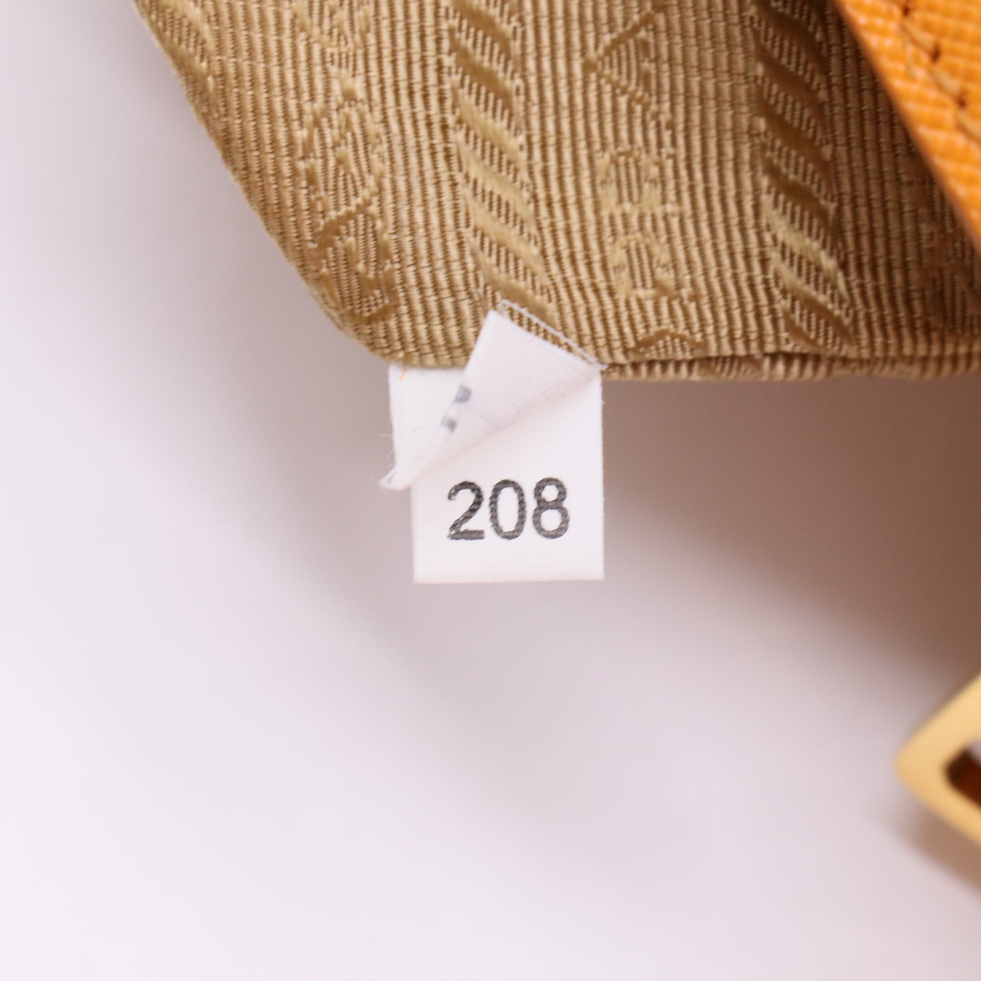 Prada Orange Saffiano Lux Leather Small Galleria Tote B23022