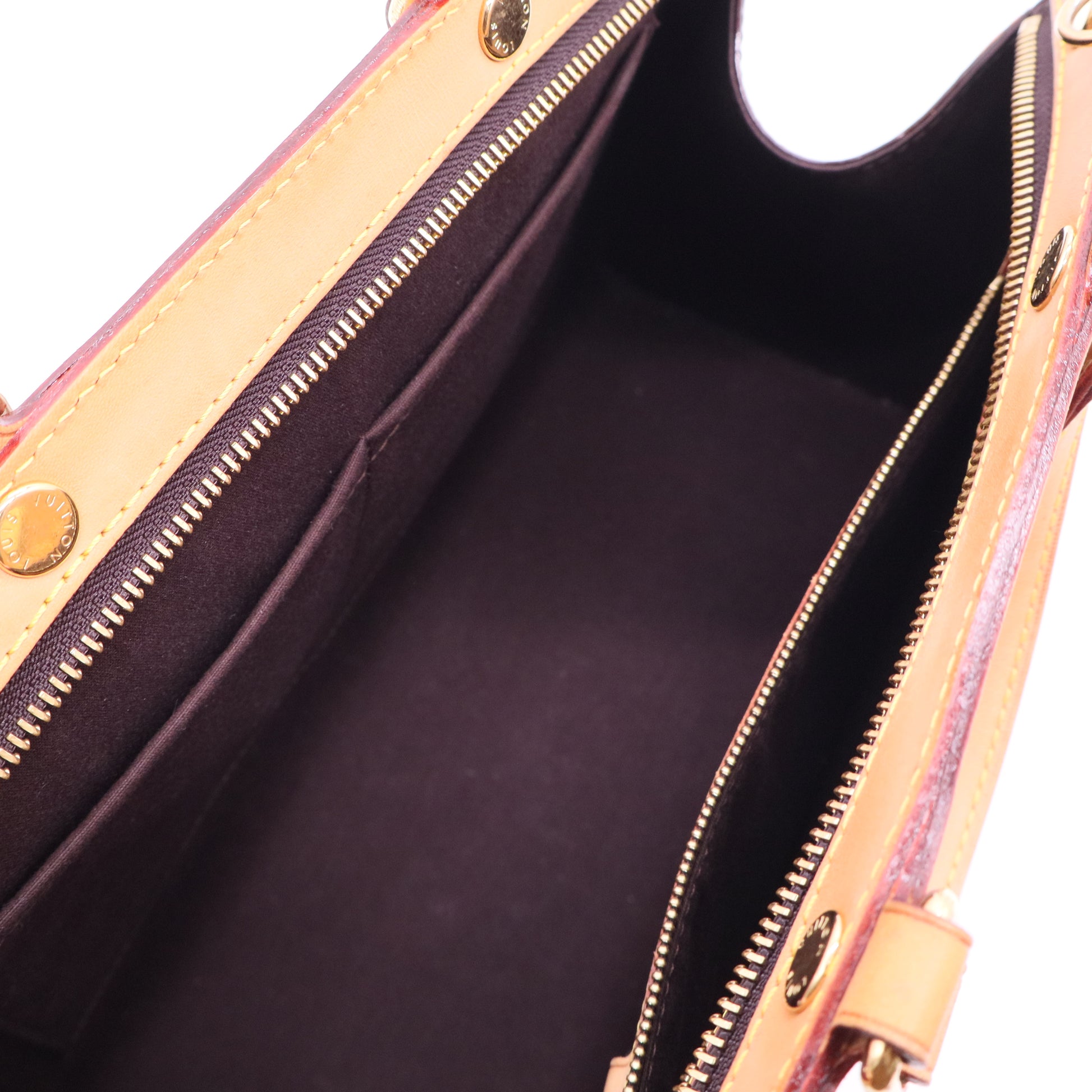 Brea Handbag Monogram Vernis MM Twins