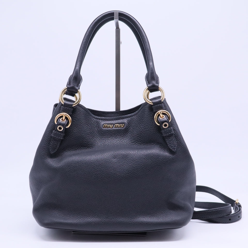Madras Convertible Tote Leather Medium B20557