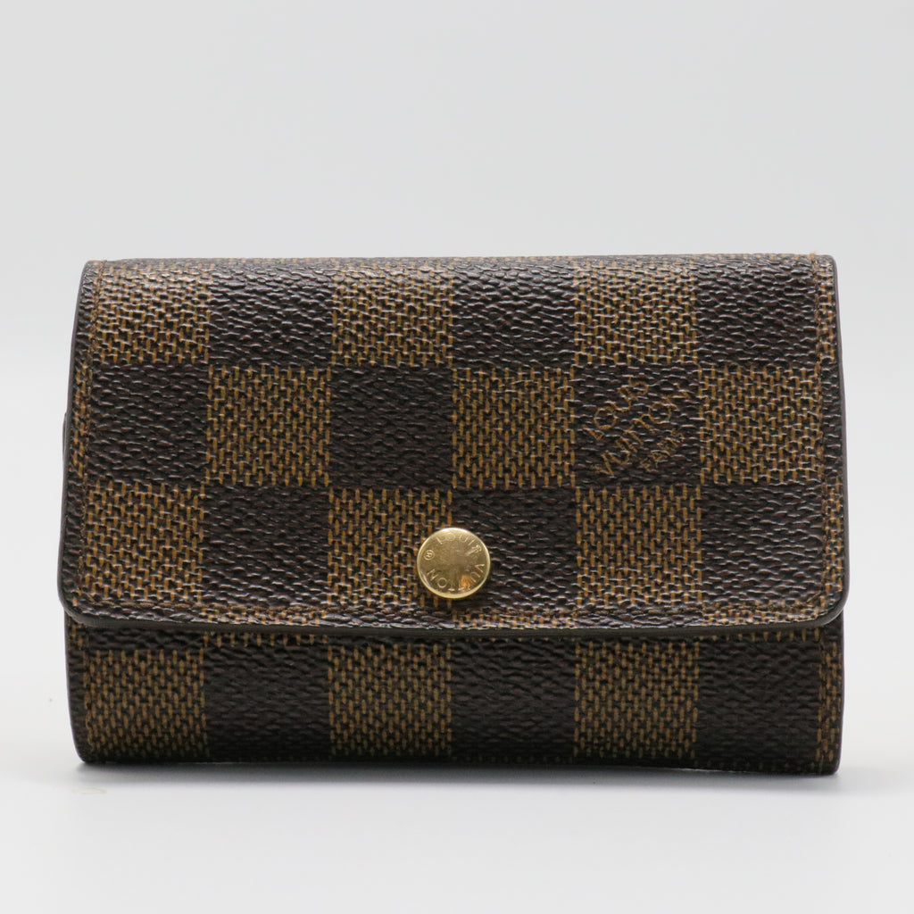 Damier Ebene Canvas 6 Key Holder