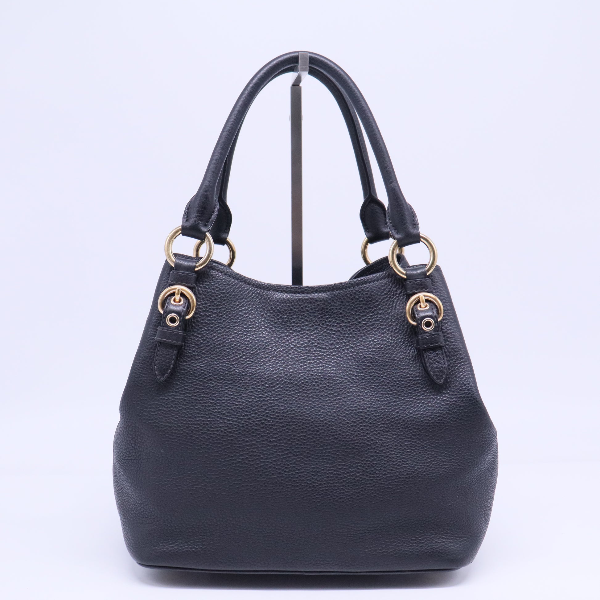 Madras Convertible Tote Leather Medium B20557