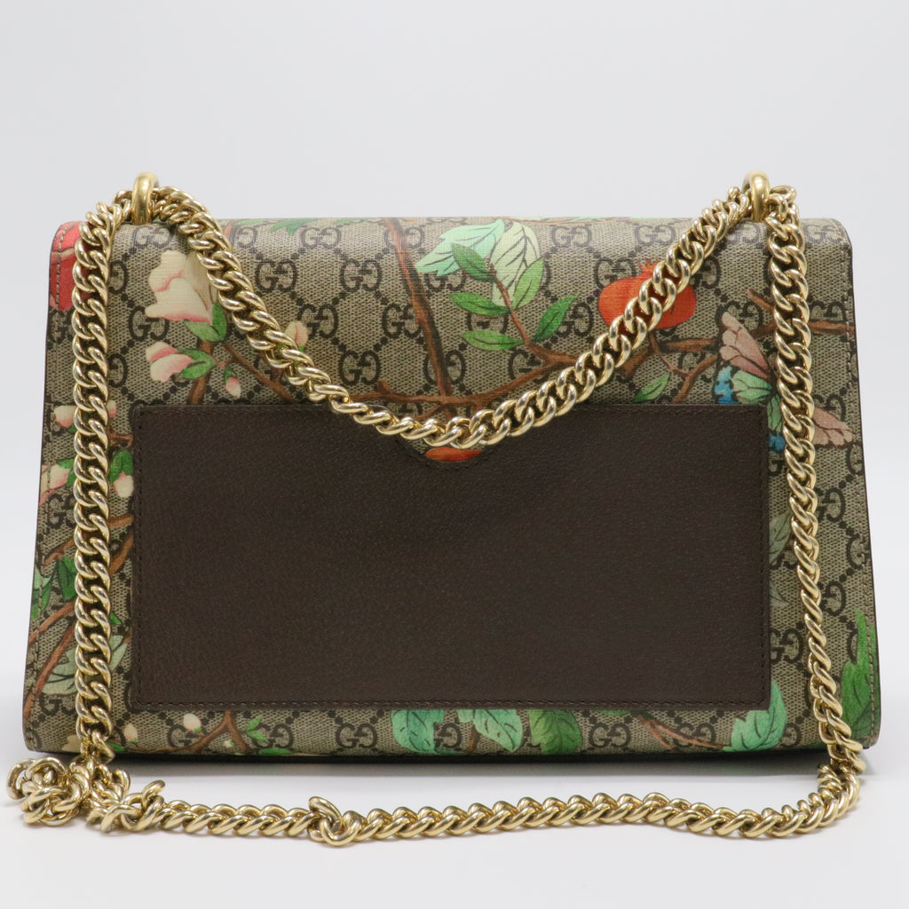 GG Supreme Monogram Tian Medium Padlock Shoulder Bag