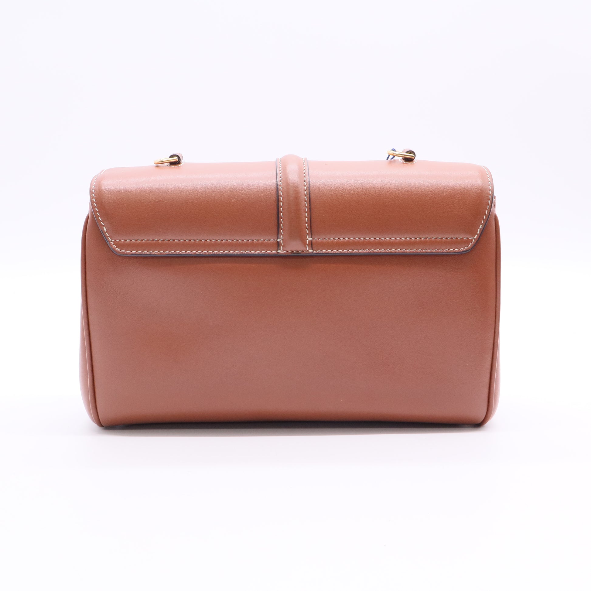 Celine Smooth Calfskin Teen Soft 16 Shoulder Bag Tan LDJ2657 twins