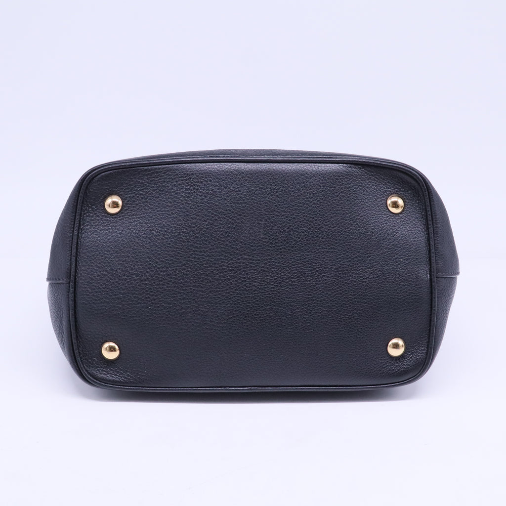 Madras Convertible Tote Leather Medium B20557