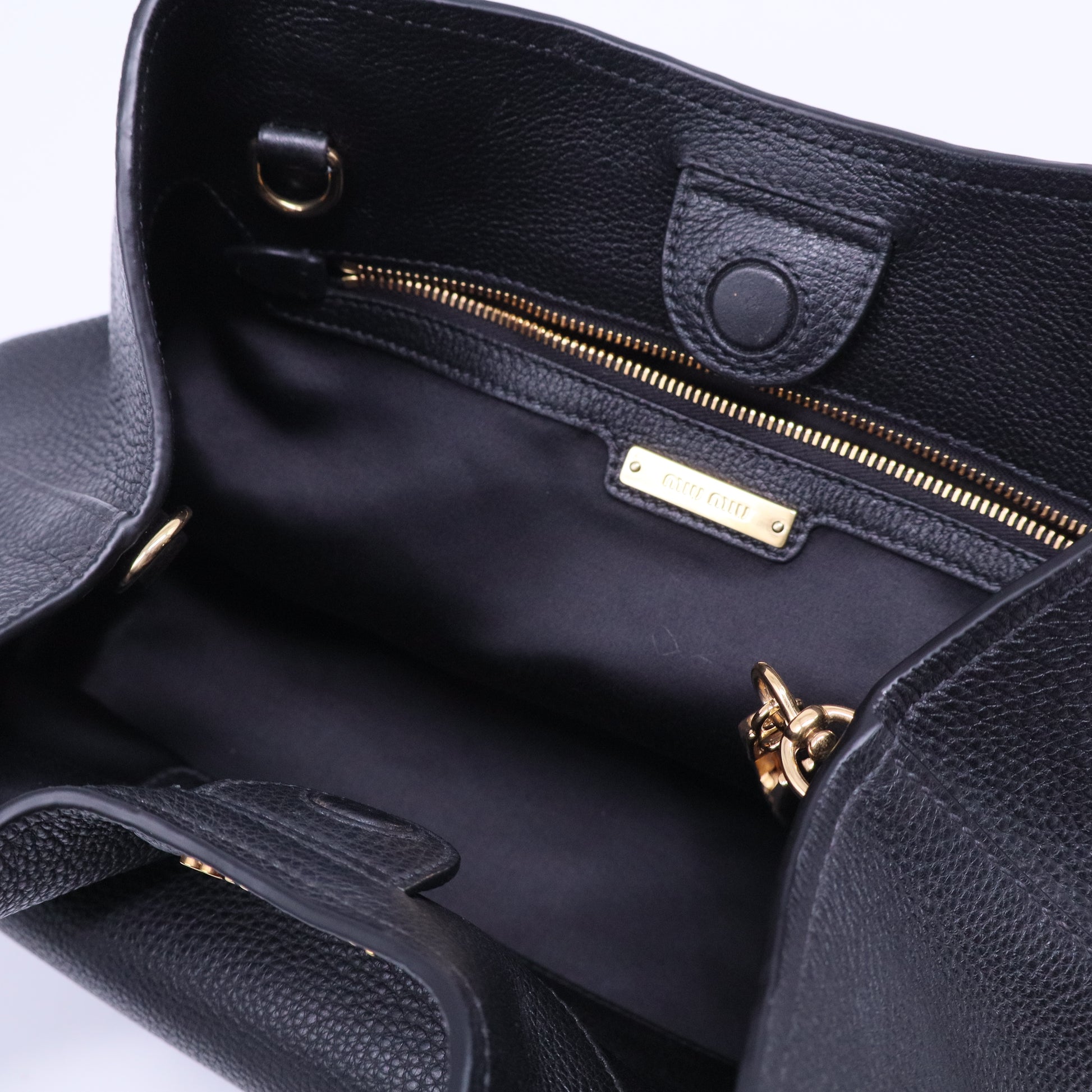 Madras Convertible Tote Leather Medium B20557