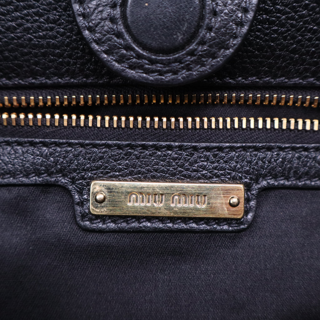 Madras Convertible Tote Leather Medium B20557