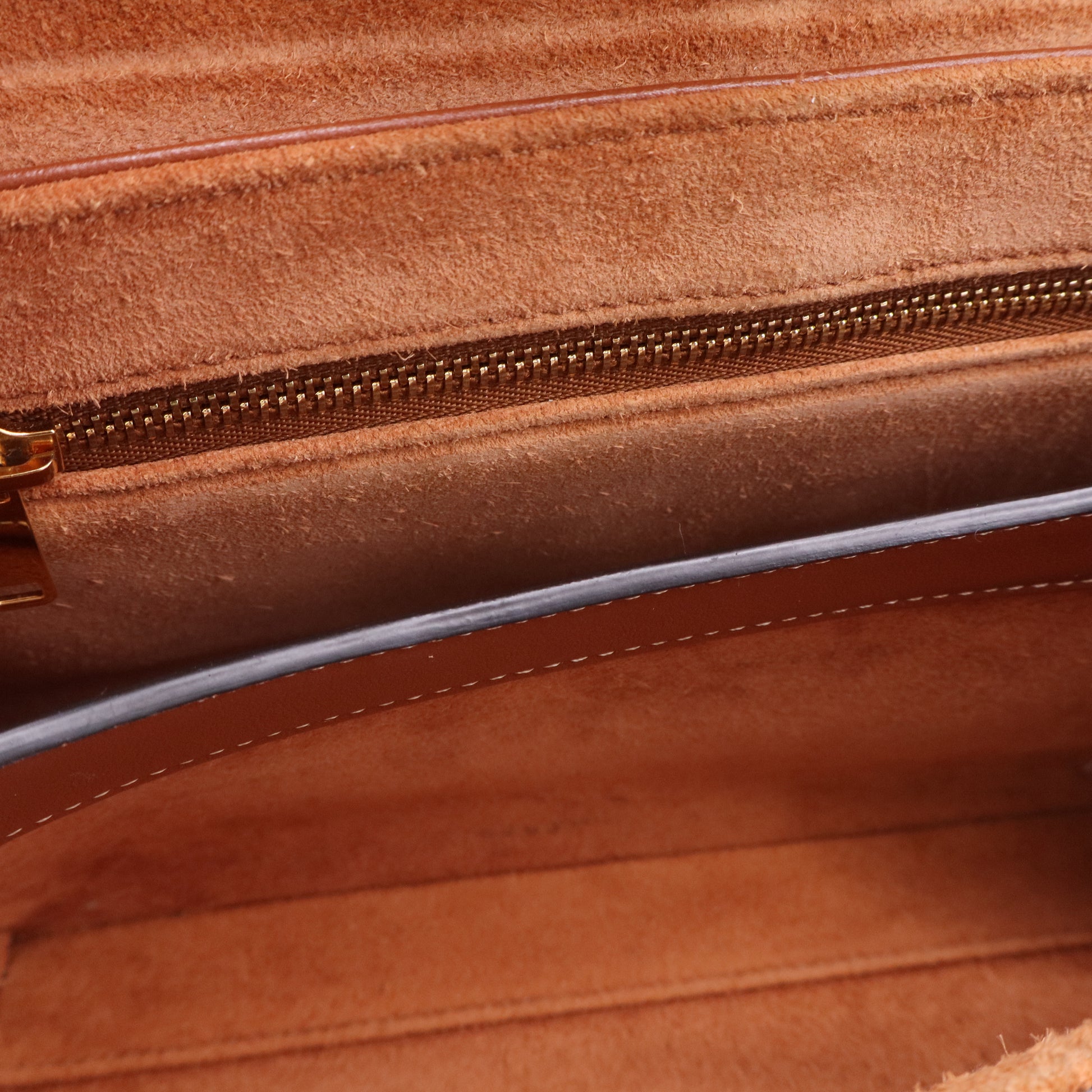 Celine Smooth Calfskin Teen Soft 16 Shoulder Bag Tan LDJ2657 twins