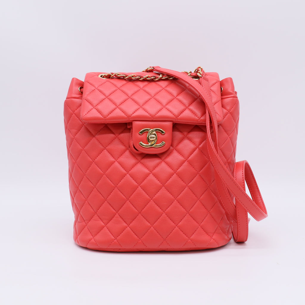 Chanel Urban Spirit Backpack Quilted Leather Small Twins LDZ247