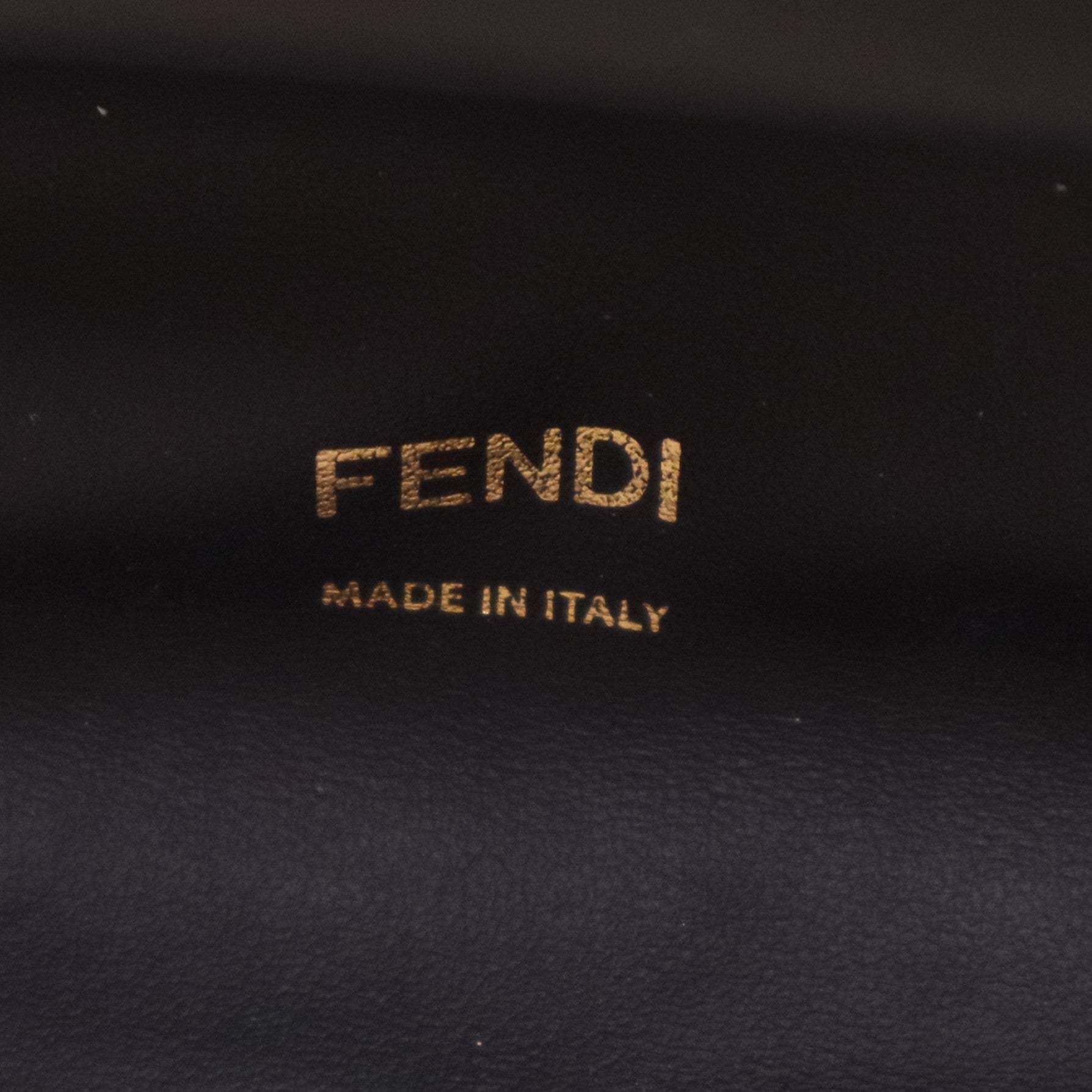 Brown Fendi Small Leather Peekaboo X Tote Satche