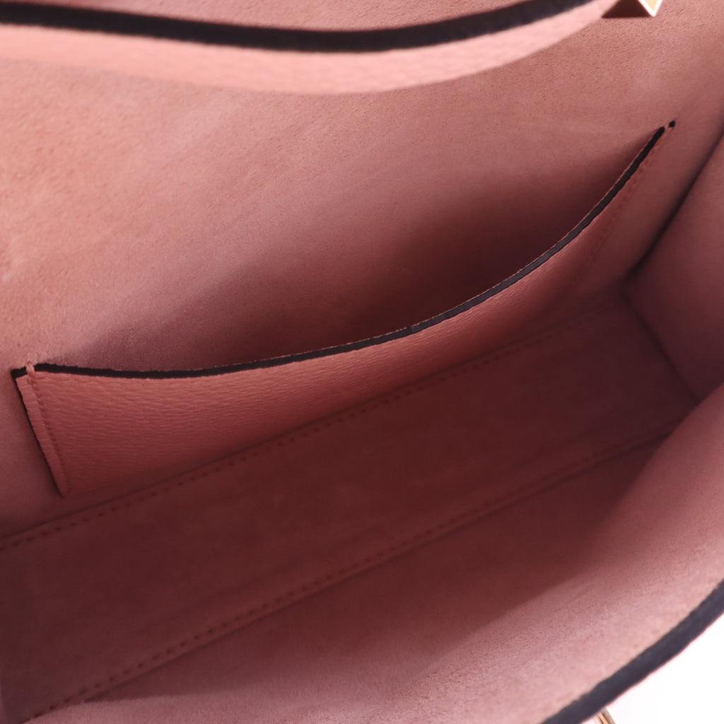 Valentino Garavani Pebbled Calfskin Medium Rockstud Flip Lock Crossbody Bag Loto twins B22107