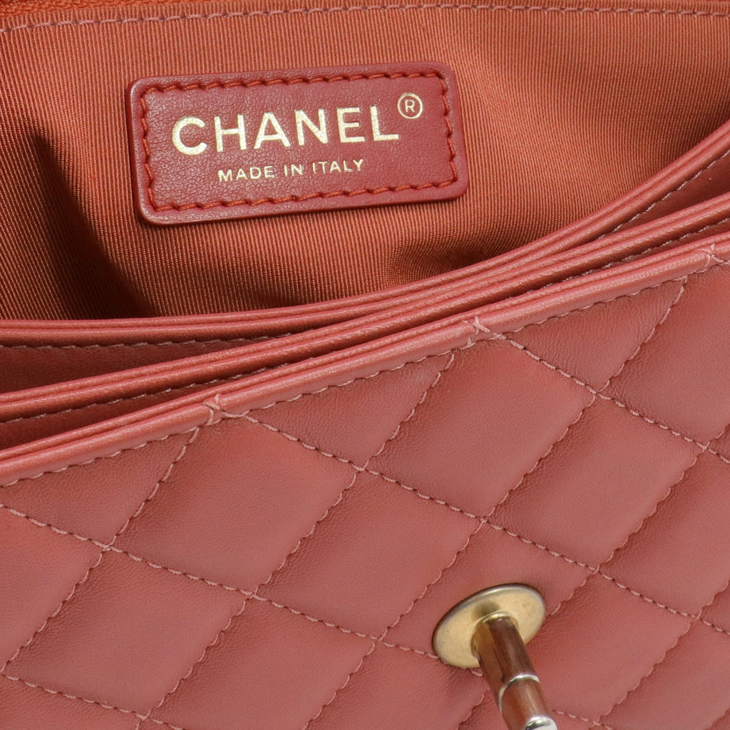 Daily Companion Coco Vintage Flap Bag Quilted Lambskin twins