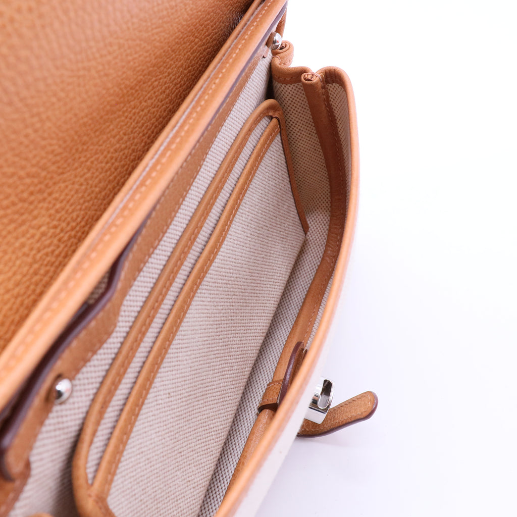 Colorado Handbag Leather and Toile