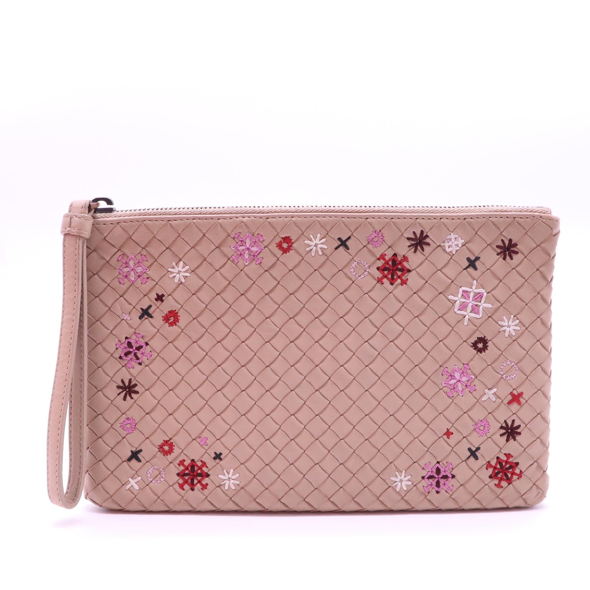 Meadow Flower Pouch Intrecciato Nappa Twins W21471