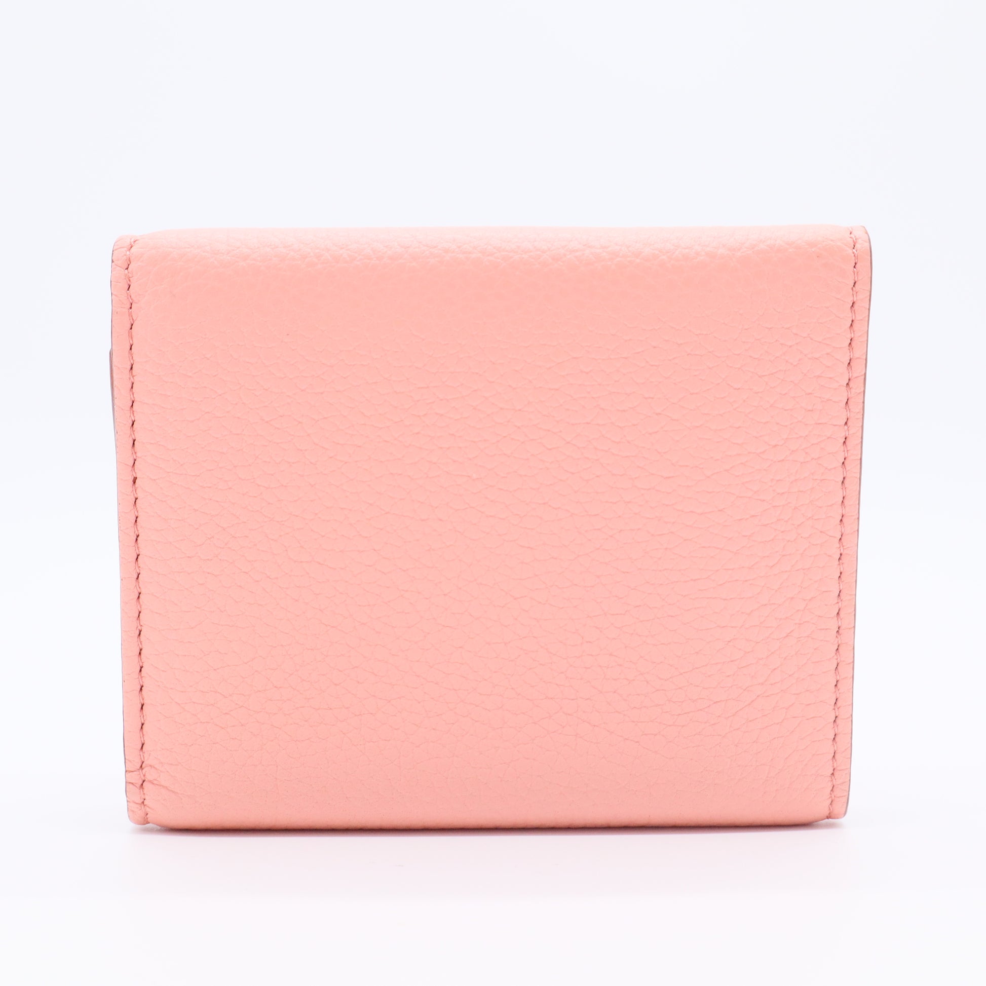 Trifold Logo-Embossed Leather Wallet