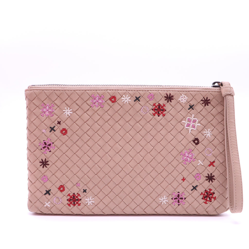 Meadow Flower Pouch Intrecciato Nappa Twins W21471